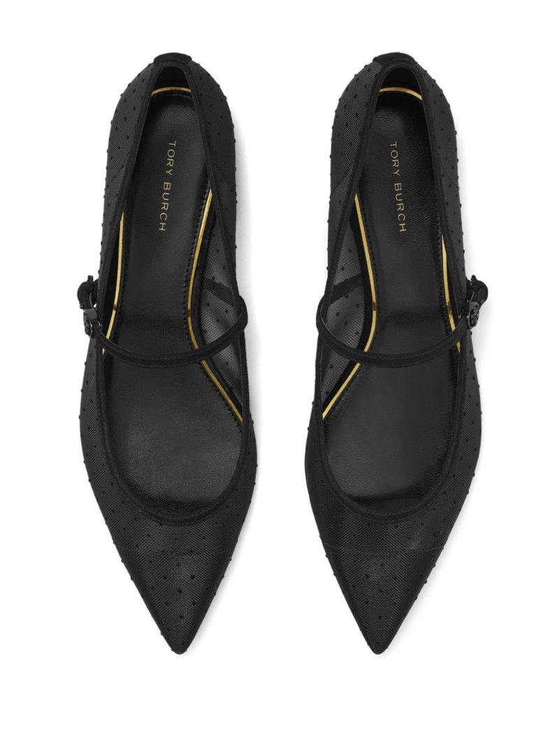 Black Mary Jane Ballet Flats