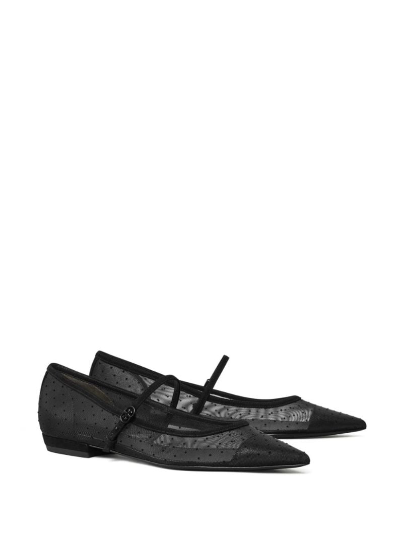 Black Mary Jane Ballet Flats