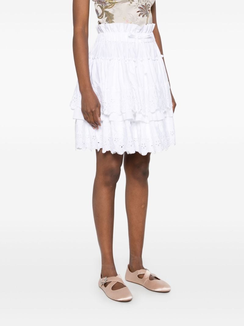 Broderie-anglaise Mini Skirt