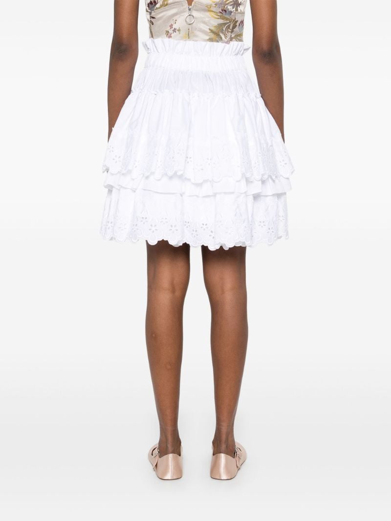 Broderie-anglaise Mini Skirt