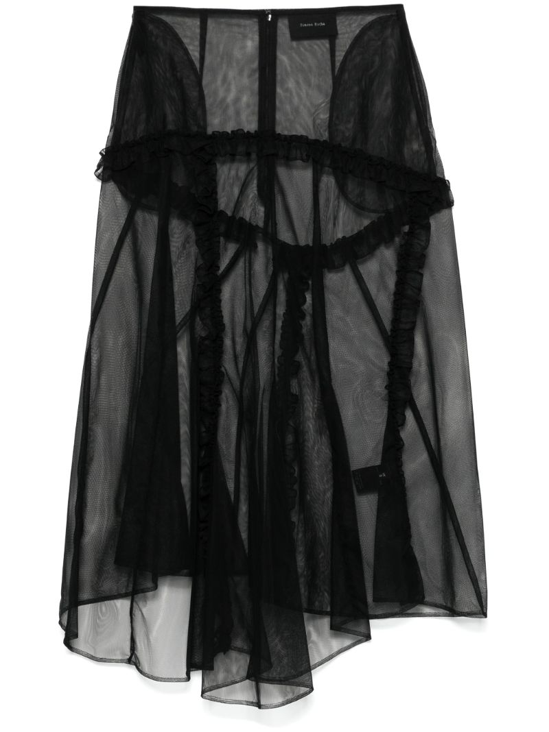 Tulle Midi Skirt
