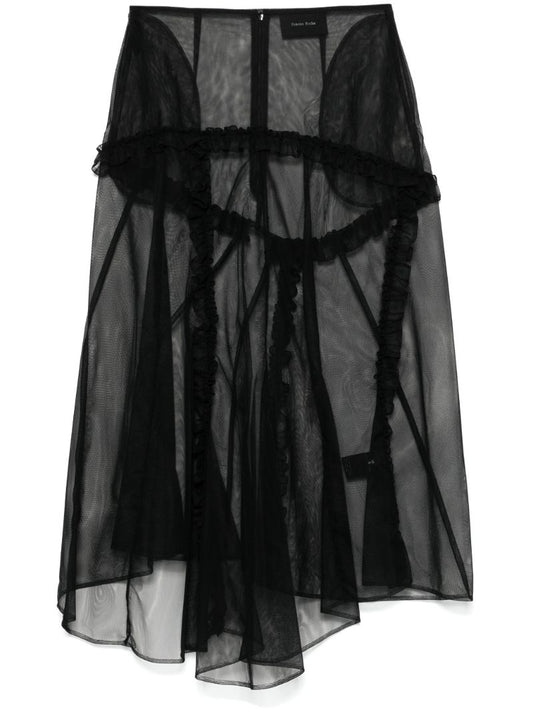 Tulle Midi Skirt