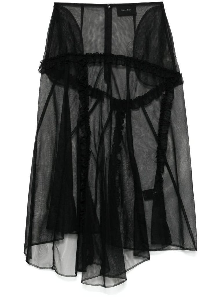 Tulle Midi Skirt