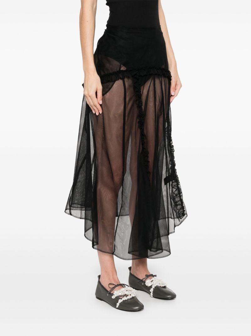 Tulle Midi Skirt