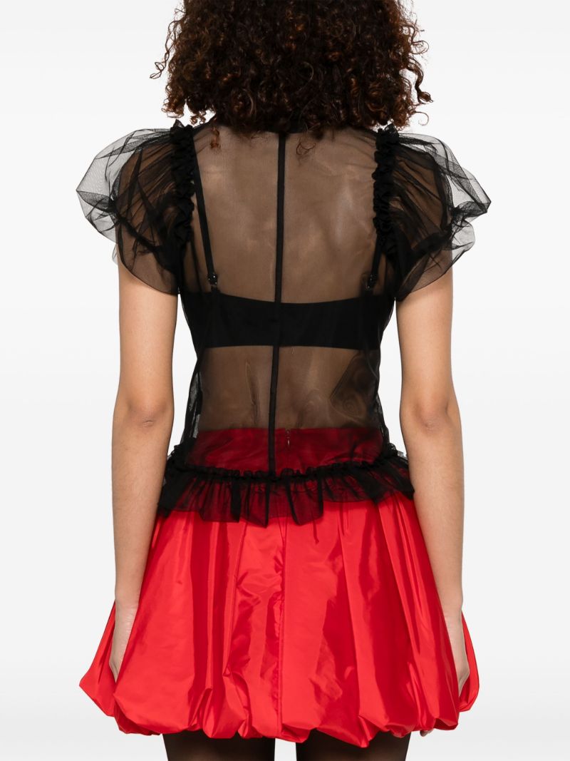 Black Sheer Blouse