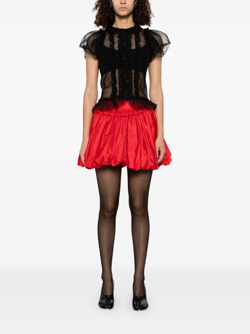 Black Sheer Blouse