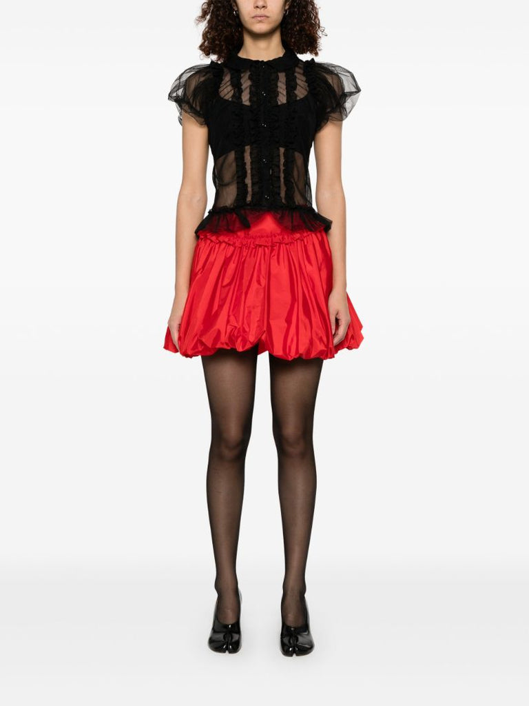 Black Sheer Blouse