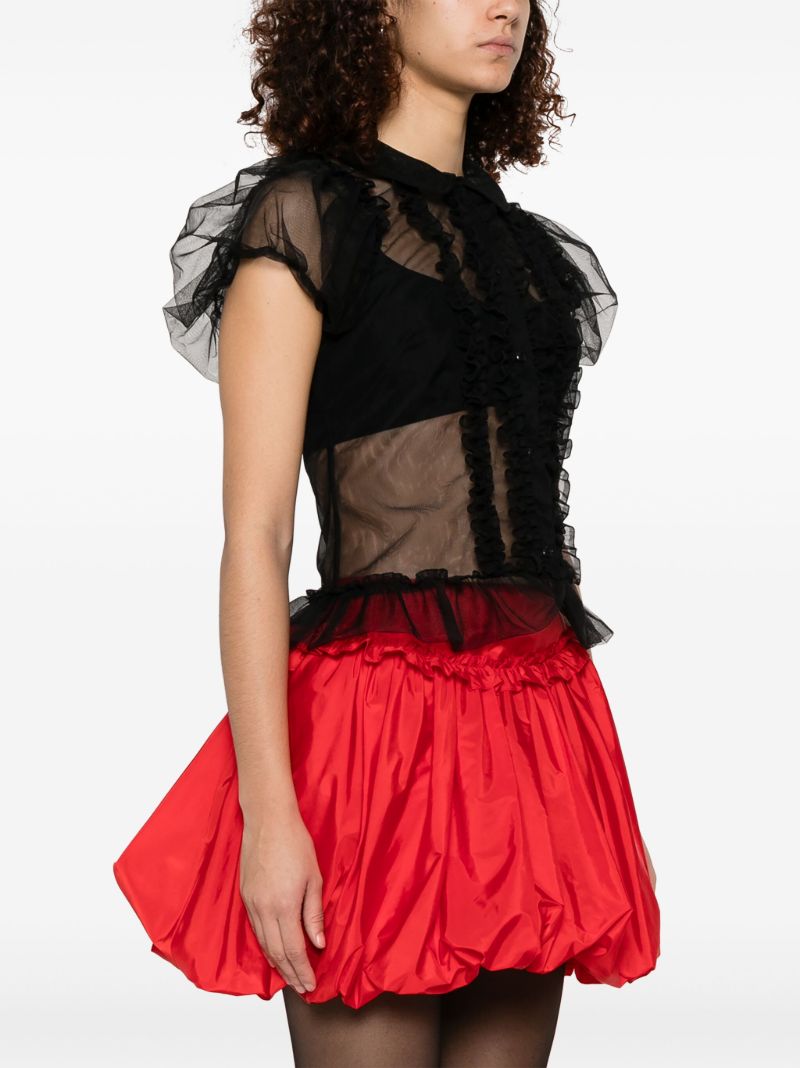 Black Sheer Blouse