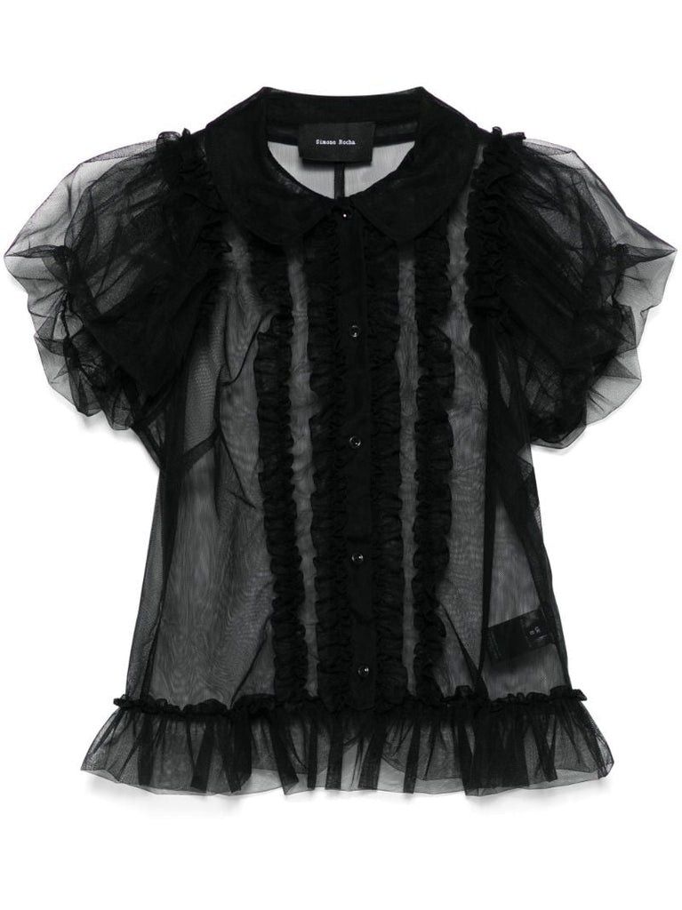 Black Sheer Blouse