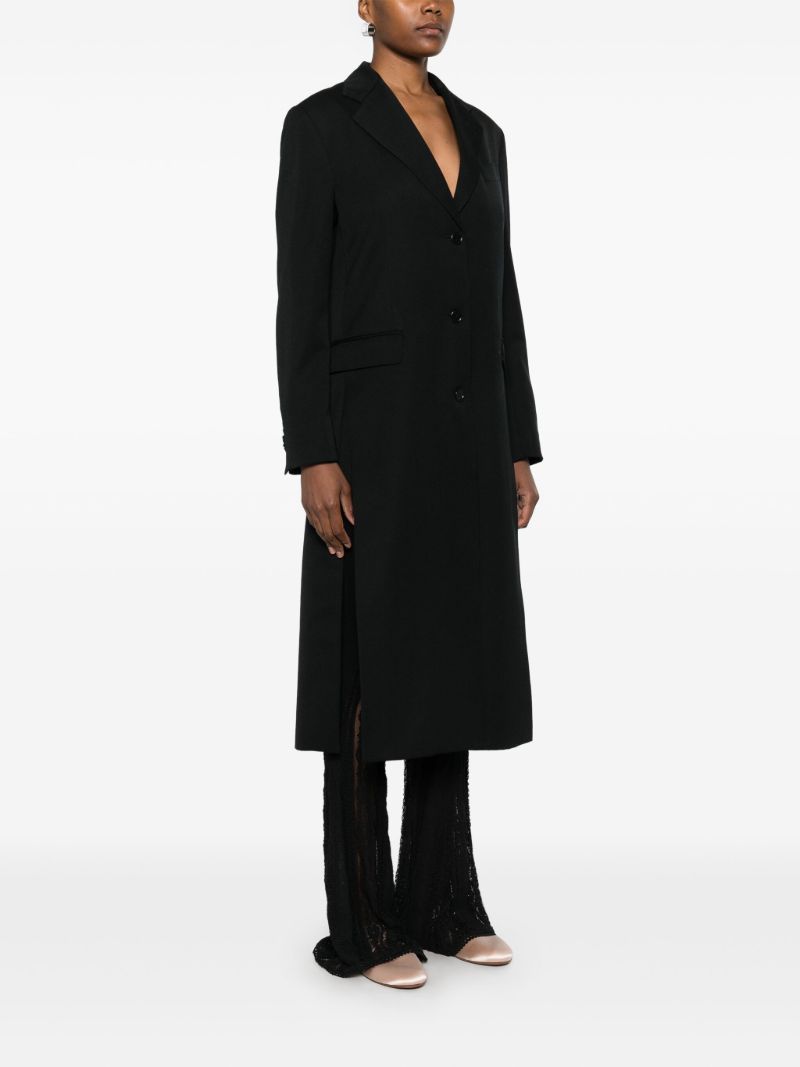 Bow-detail Cut-out Coat