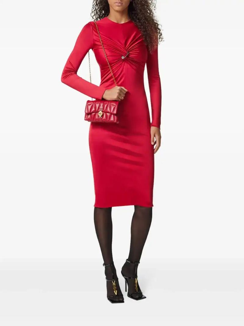 Red Safety Pin Dress