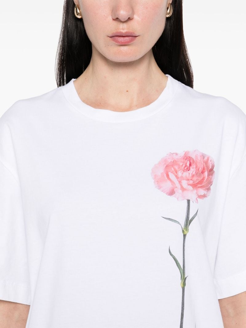 Floral-print T-shirt