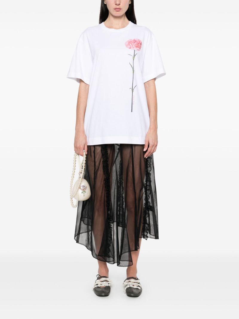 Floral-print T-shirt