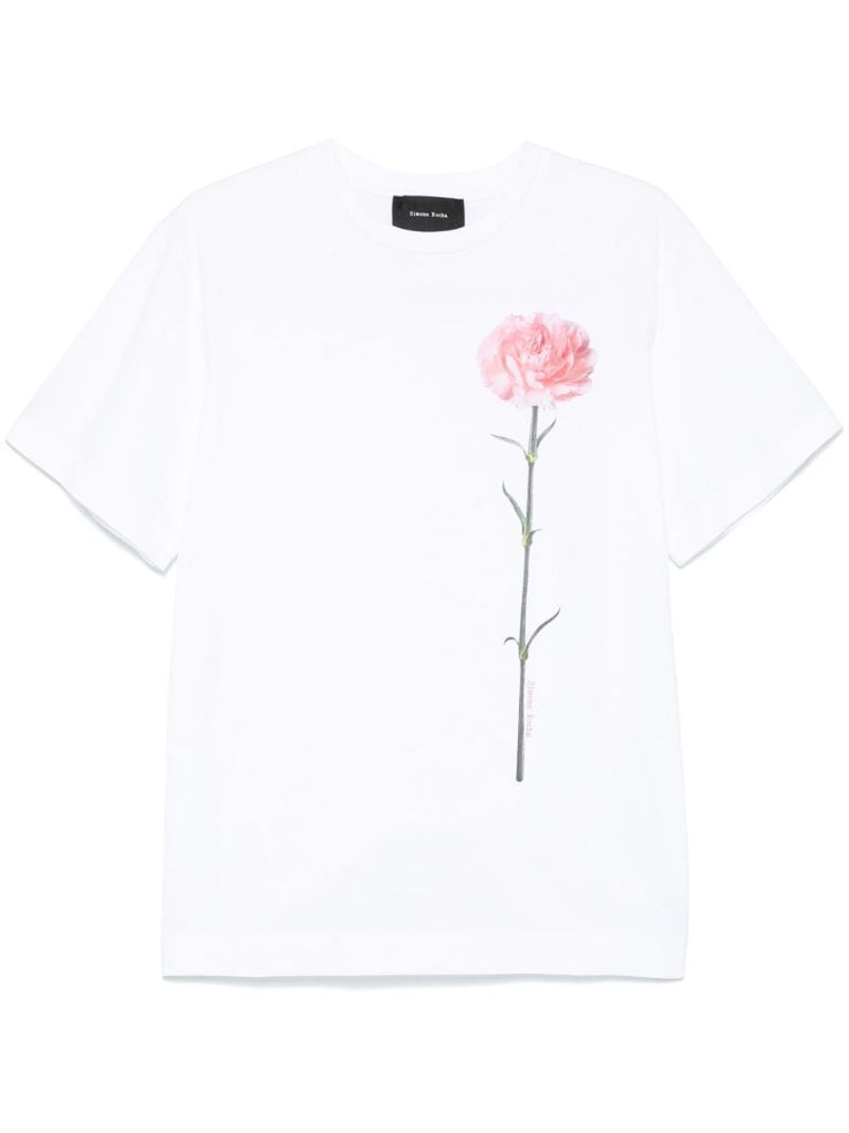 Floral-print T-shirt