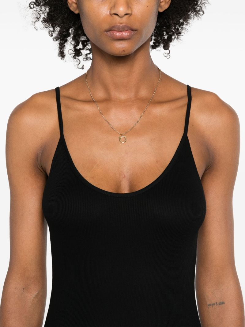 Black Jersey Midi Dress