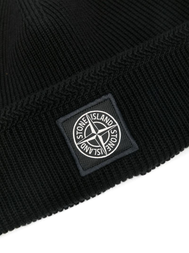 Compass-patch Beanie