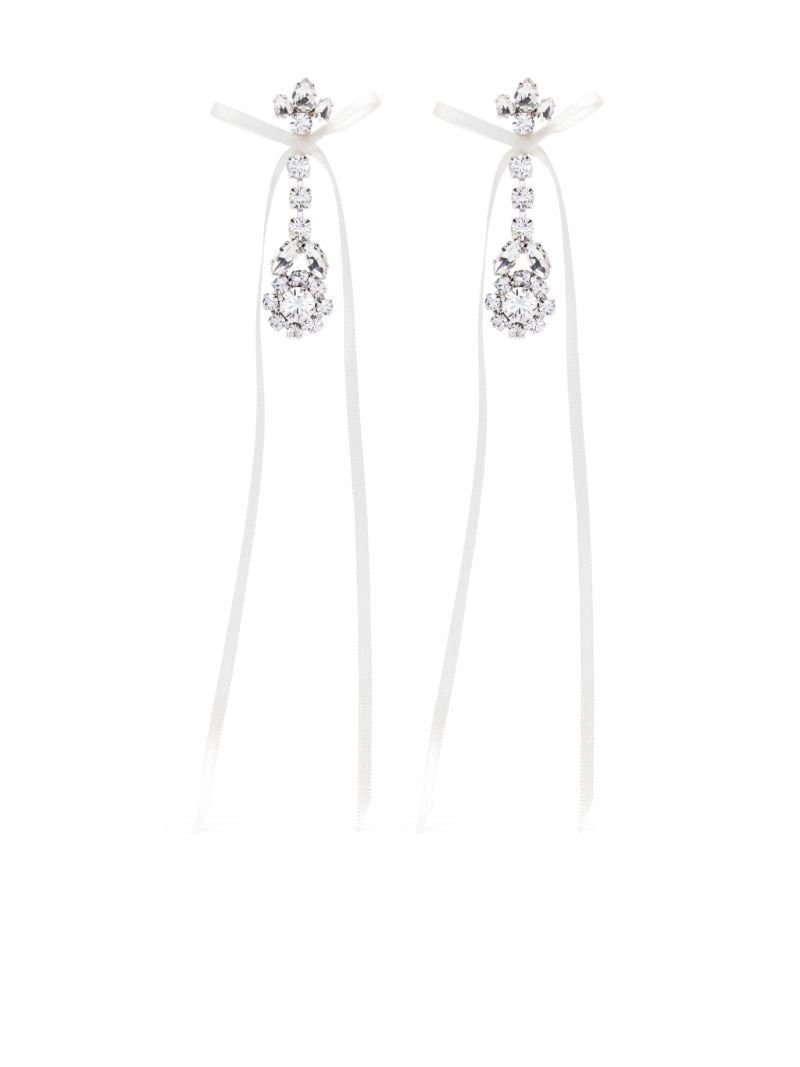 Bow Ribbon Drop Earrings