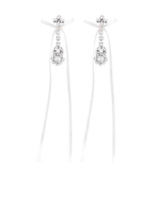 Bow Ribbon Drop Earrings