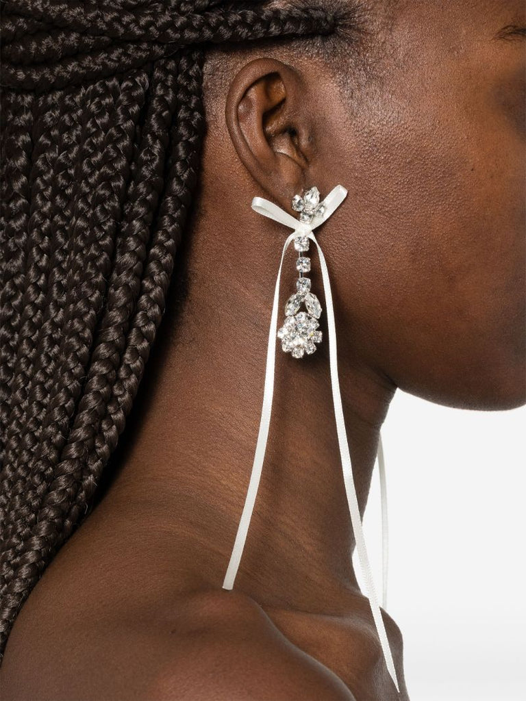 Bow Ribbon Drop Earrings