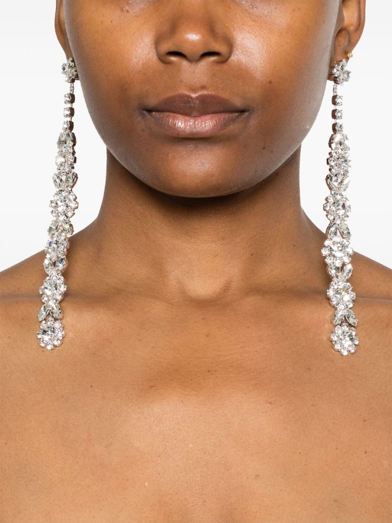 Crystal-embellished Drop Earrings