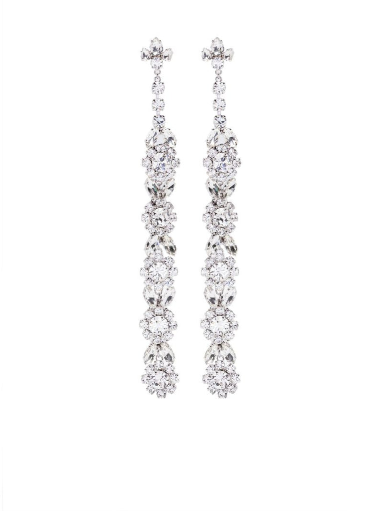 Crystal-embellished Drop Earrings