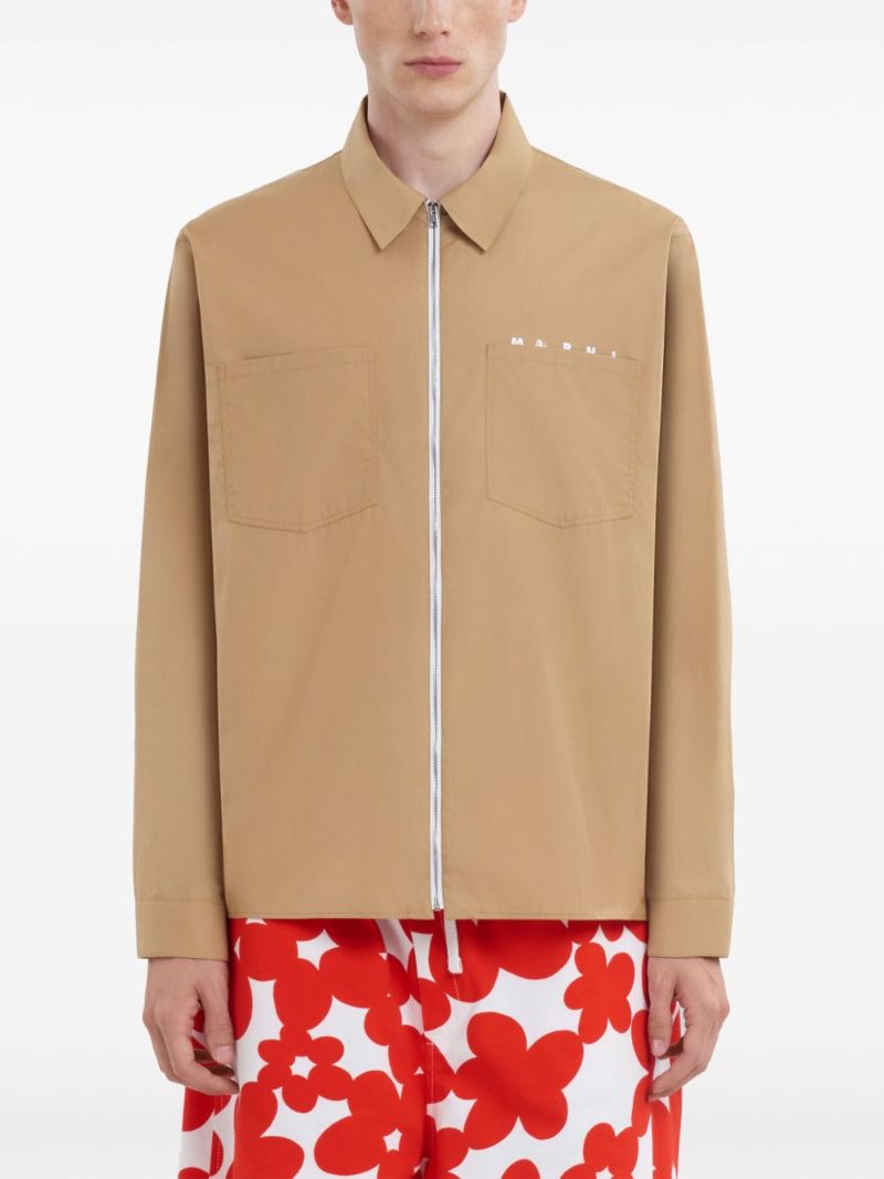 Logo-embroidered Jacket