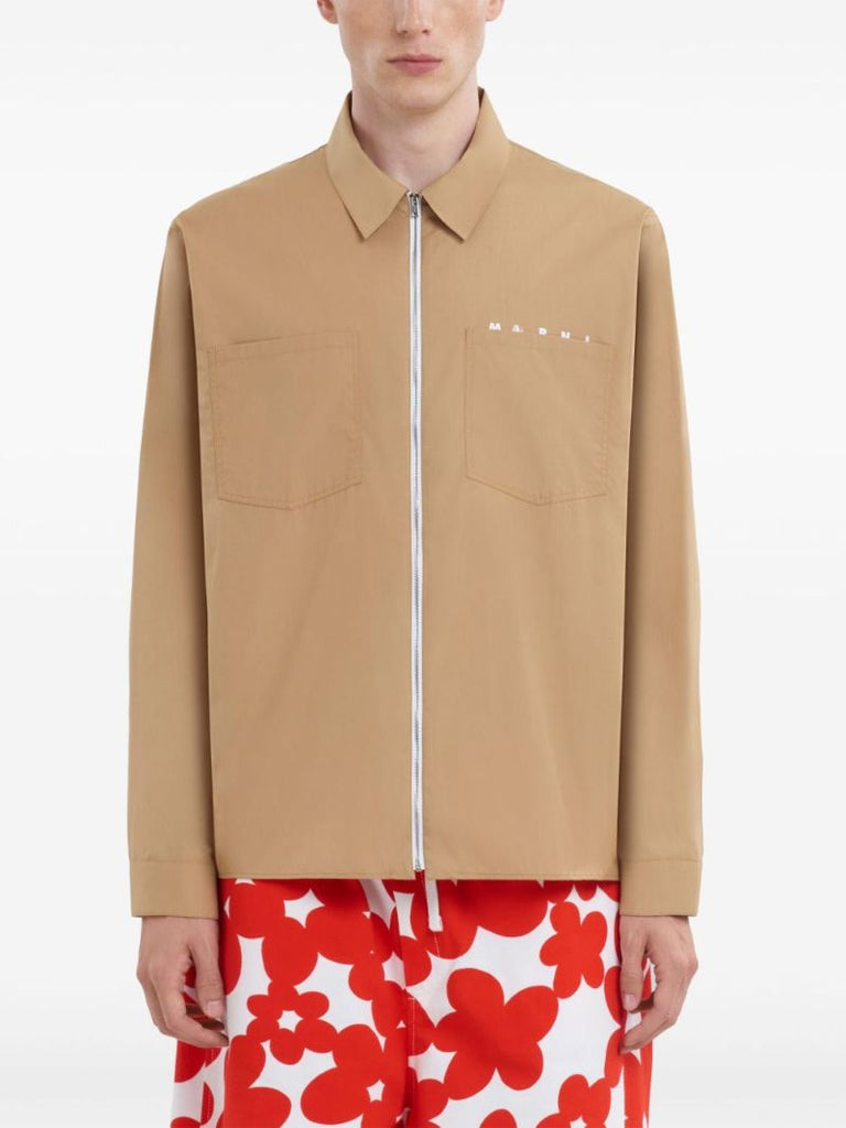 Logo-embroidered Jacket