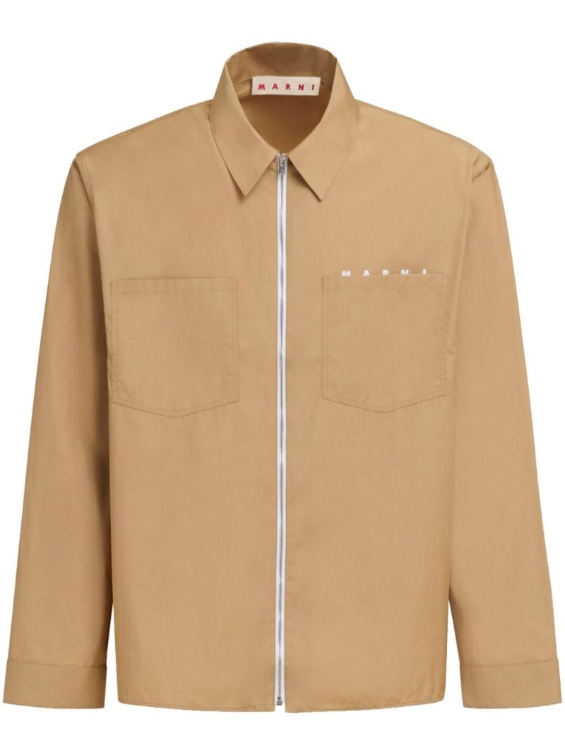 Logo-embroidered Jacket