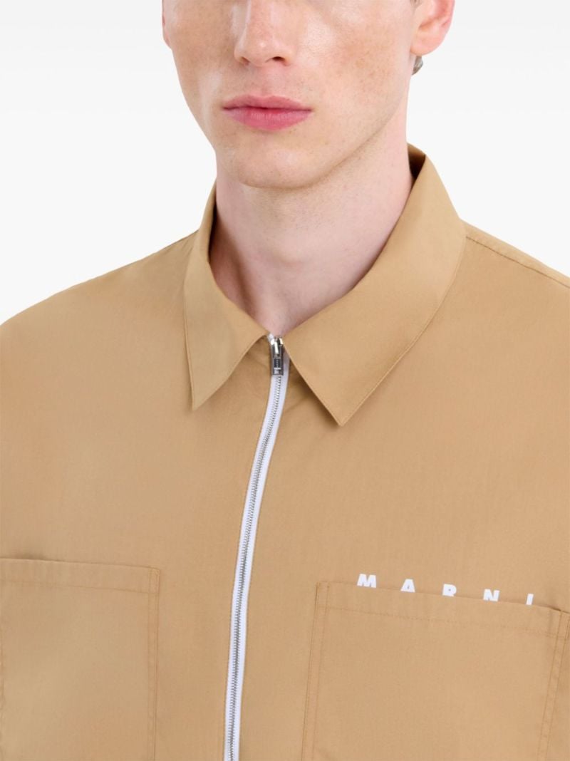 Logo-embroidered Jacket