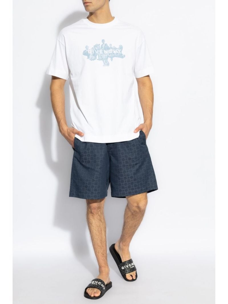 Monogram-pattern Bermuda Shorts