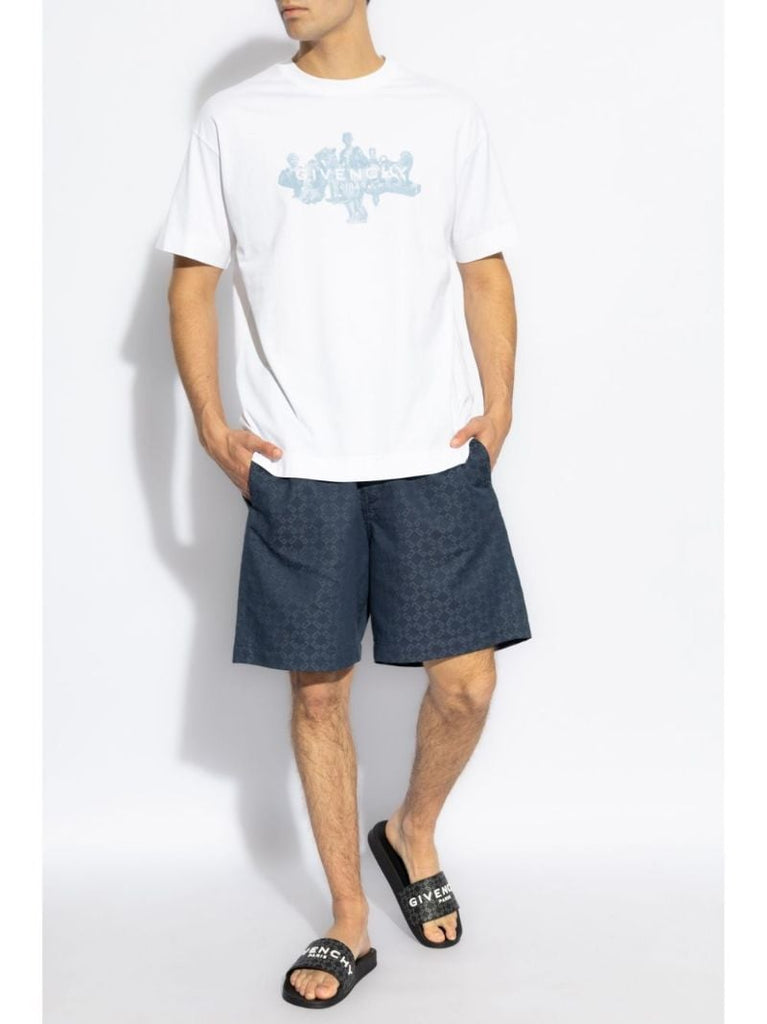 Monogram-pattern Bermuda Shorts