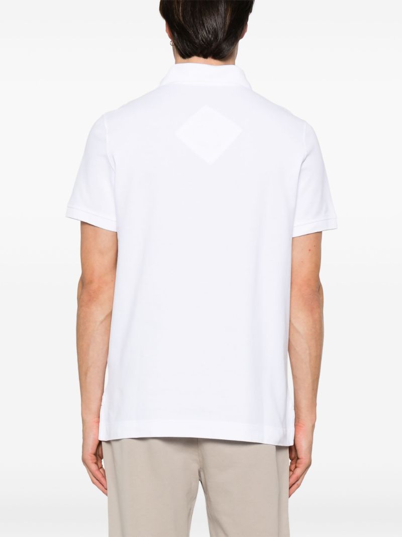 White Beckley Polo Shirt