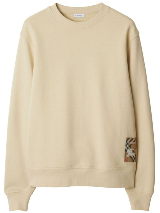 Check-patch Sweatshirt