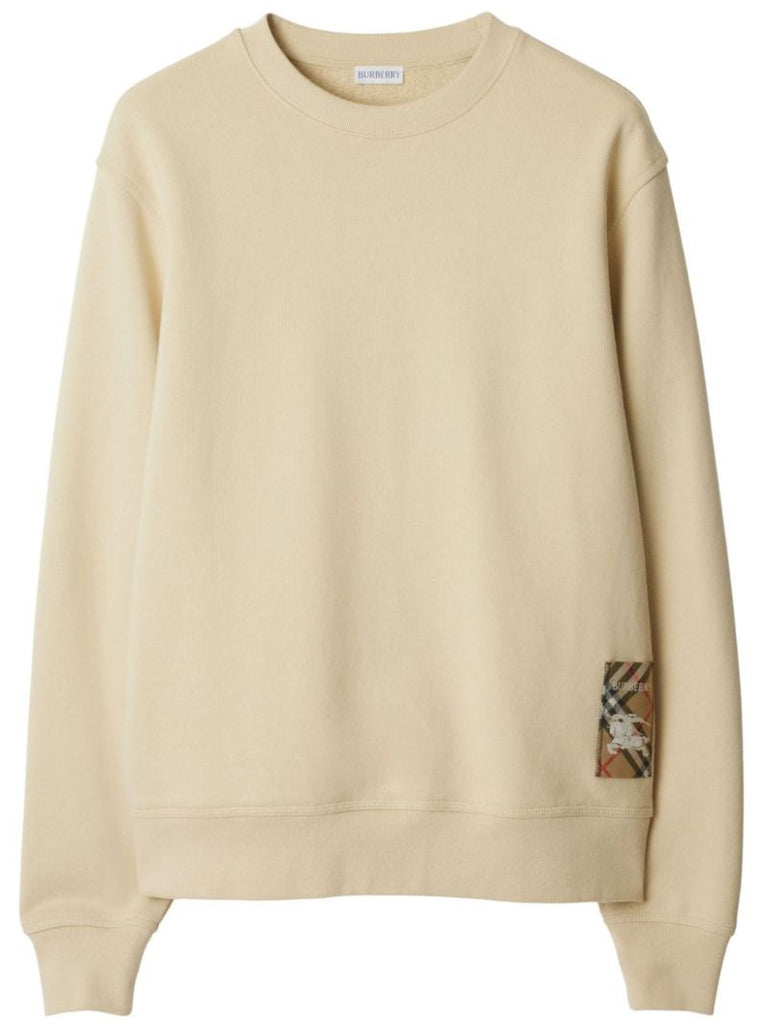 Check-patch Sweatshirt