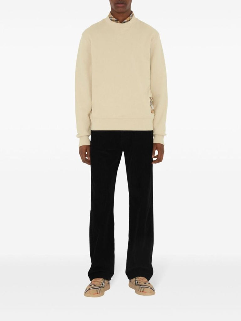 Check-patch Sweatshirt