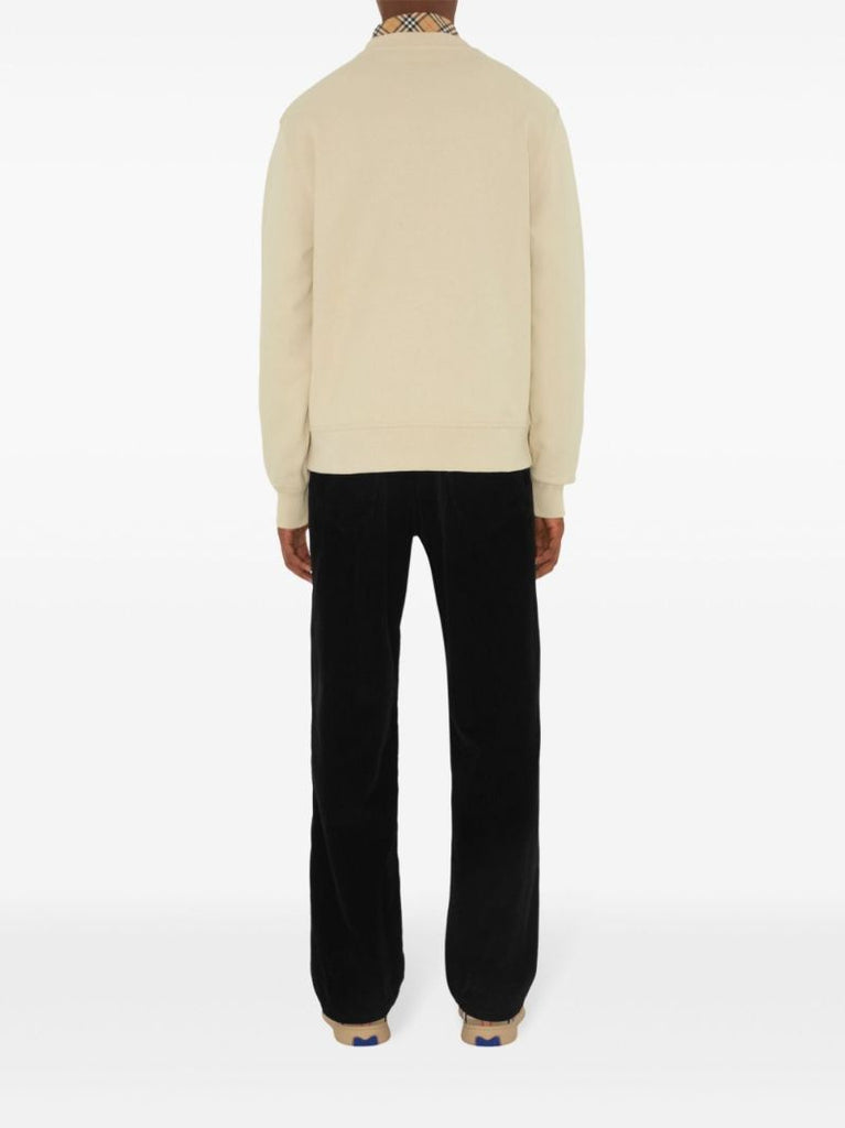 Check-patch Sweatshirt
