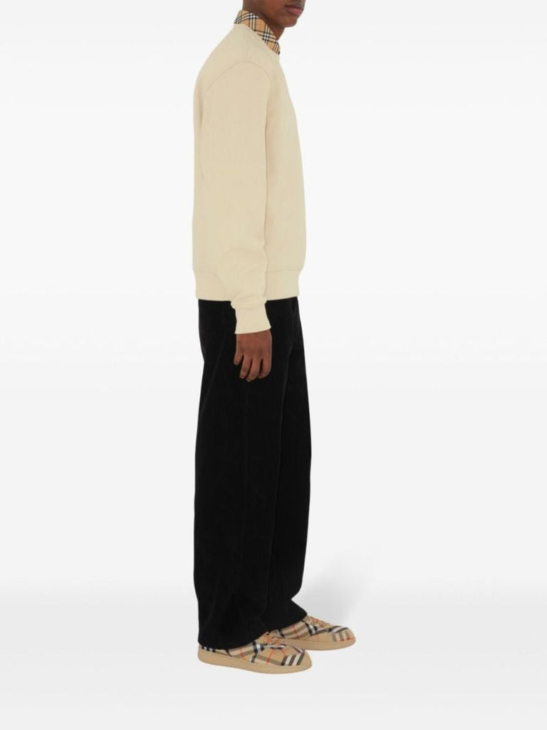 Check-patch Sweatshirt