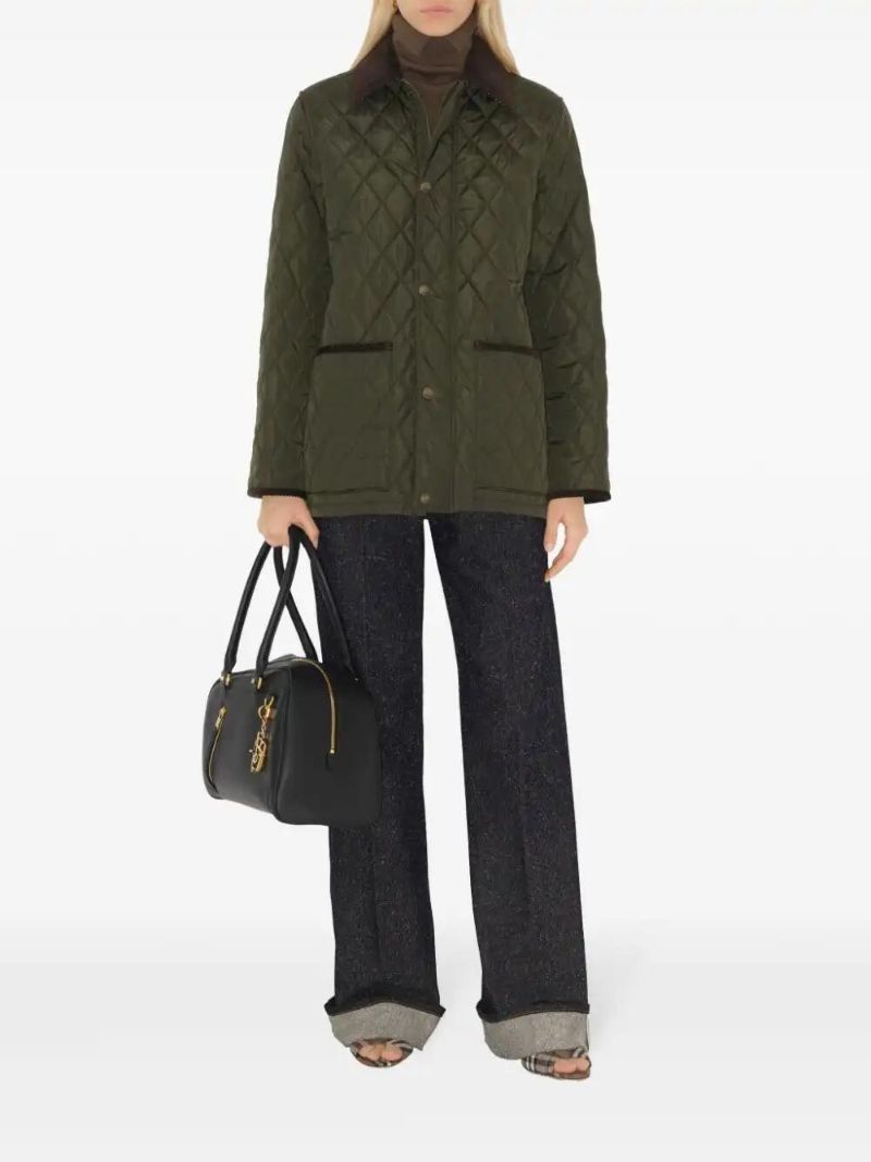 Green Quilted Jacket