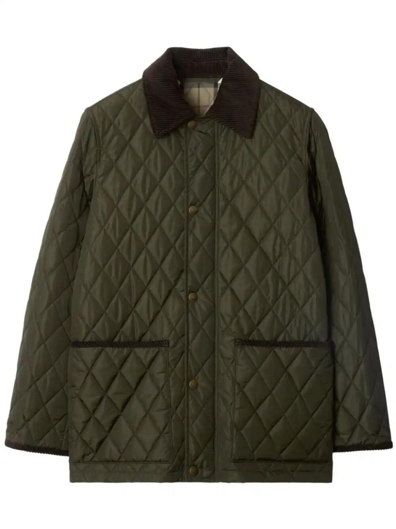 Green Quilted Jacket