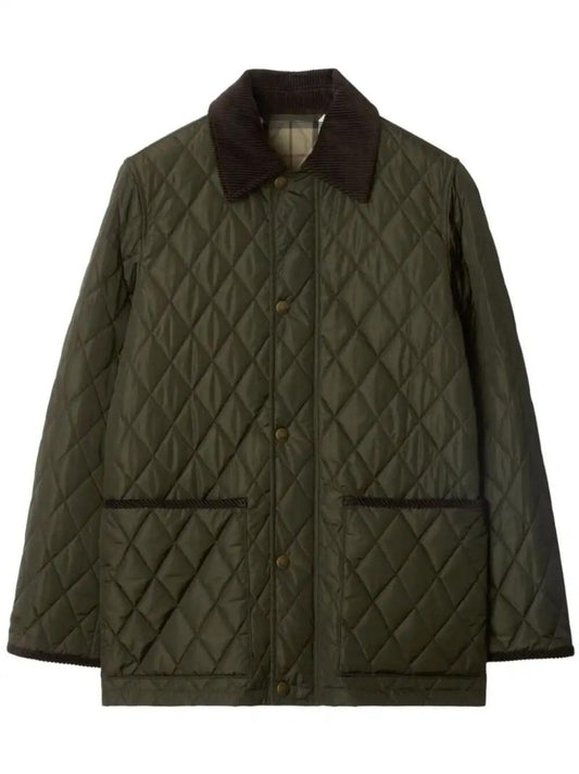 Green Quilted Jacket