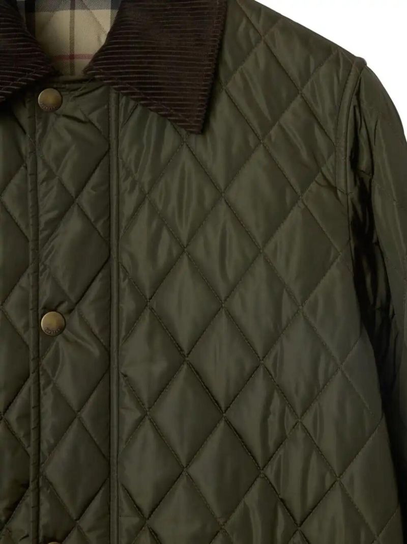 Green Quilted Jacket
