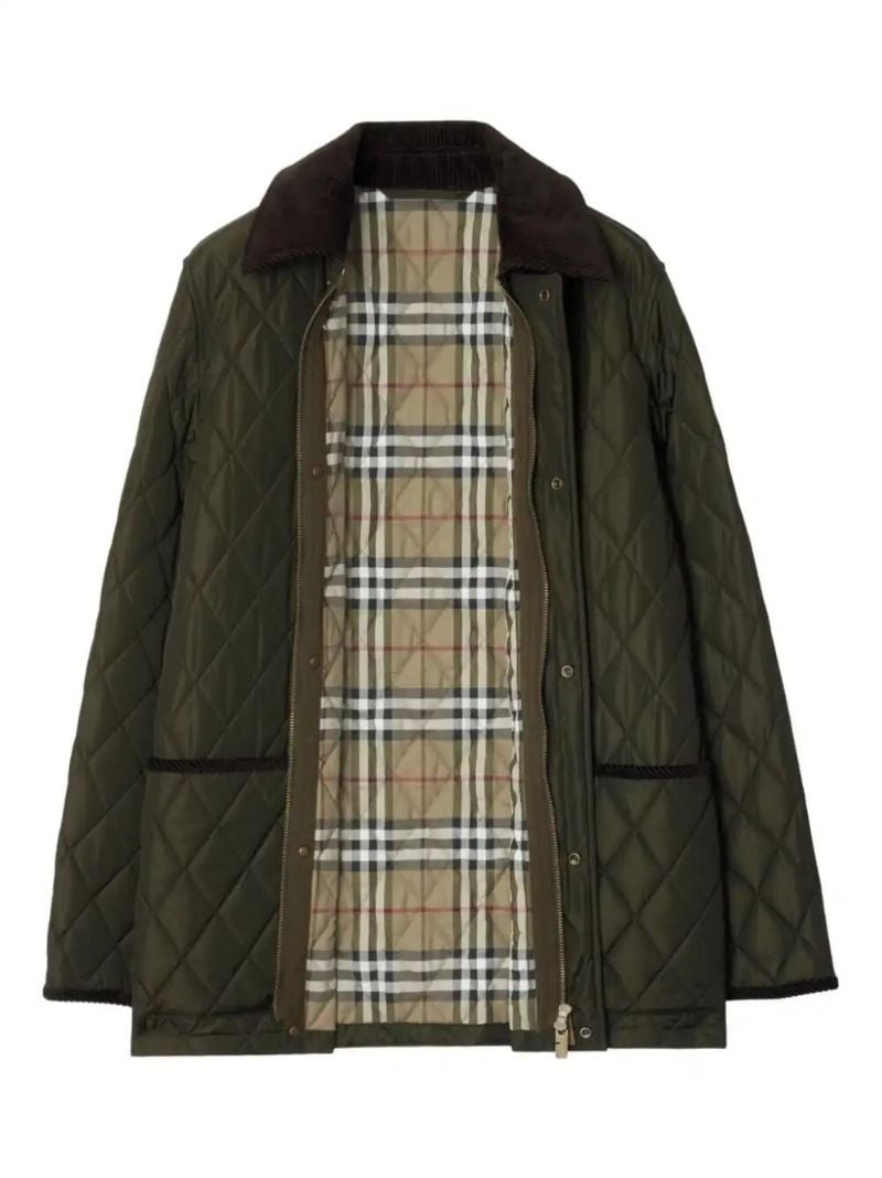 Green Quilted Jacket