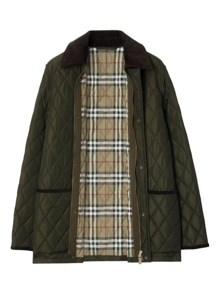 Green Quilted Jacket
