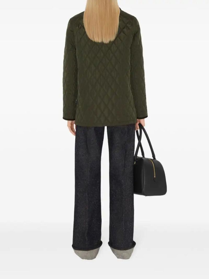 Green Quilted Jacket
