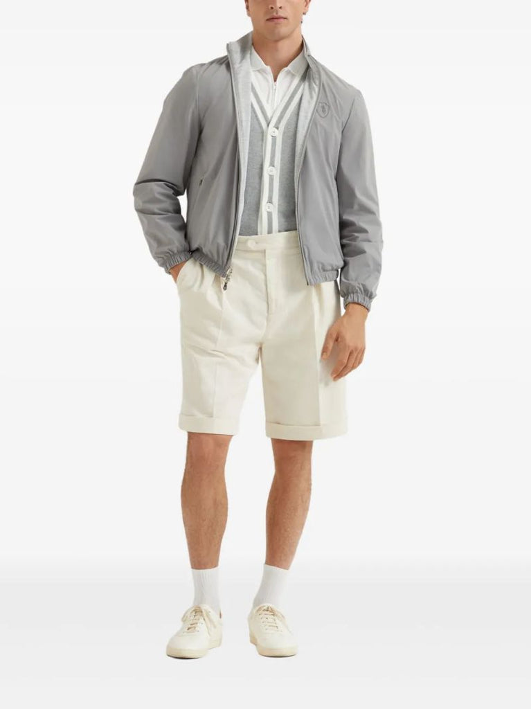 Grey Logo-print Jacket