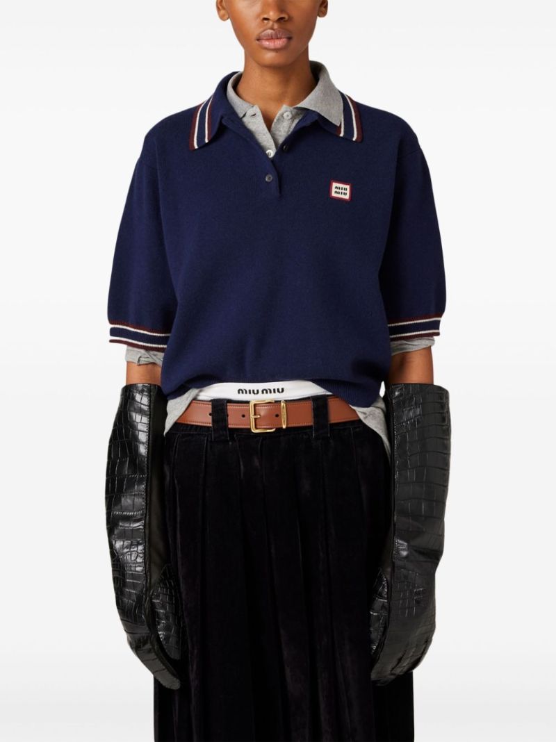 Logo-patch Polo Top