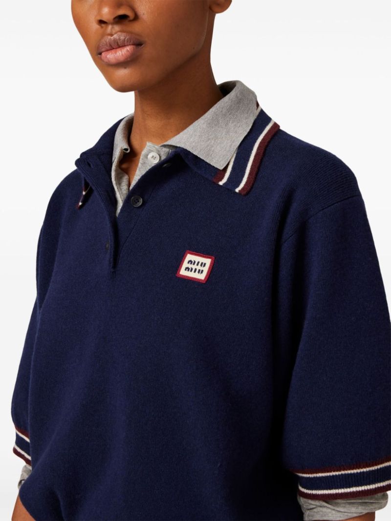 Logo-patch Polo Top