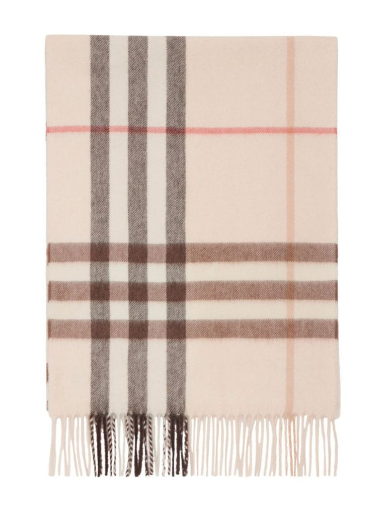 Check Cashmere Scarf