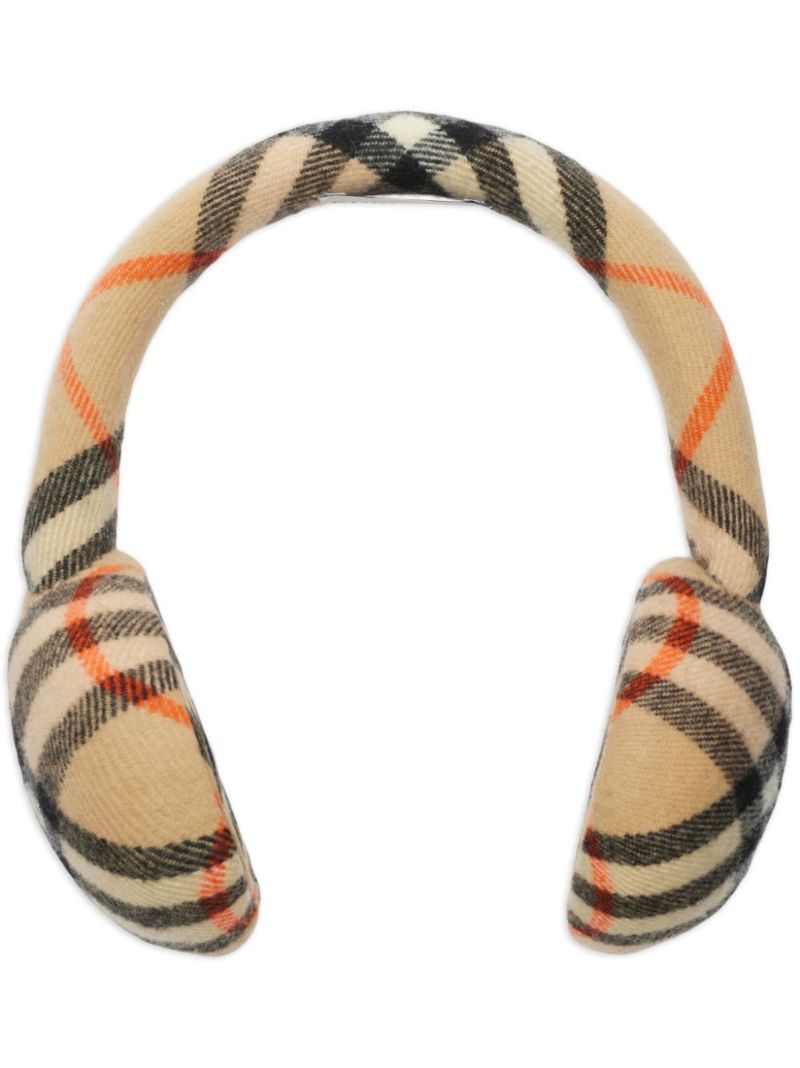 Checked Ear Muffs