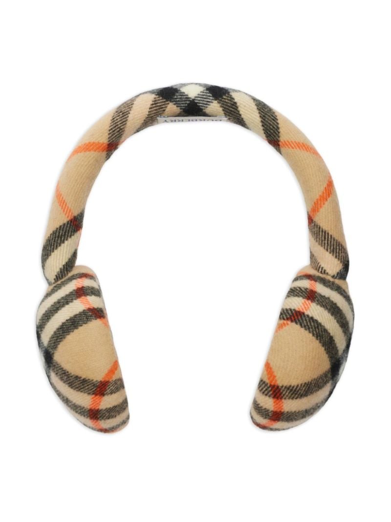 Checked Ear Muffs